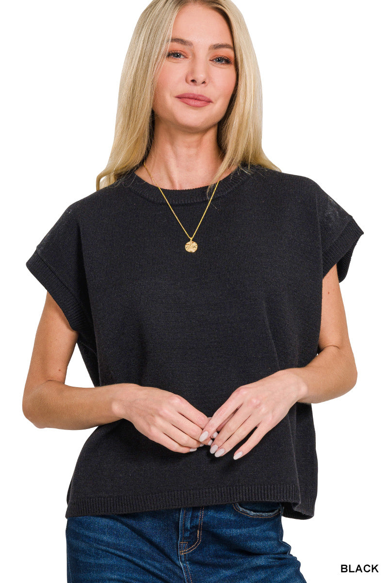 Black Sweater Vest