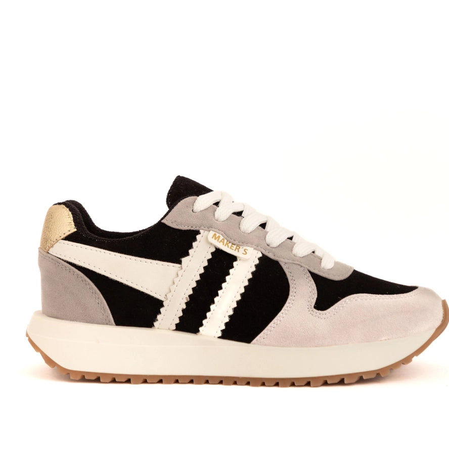 Black Retro Sneakers